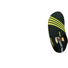 Load image into Gallery viewer, Adult Water Sport Shoes Beach Quick-Dry Barefoot Aqua Socks Black Yellow 6.5-7.5