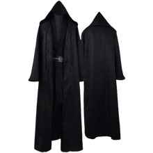 Load image into Gallery viewer, Cosplay Adult Tunic Hooded Robe Outfit Full Set US Size XXX-Large Black Full Set