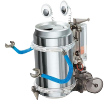 Load image into Gallery viewer, KidzRobotix Tin Can Robot DIY Science Kit STEM Powered Kids Boys & Girls Ages 8+