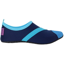Load image into Gallery viewer, FITKICKS Classic Collection Active Women's Footwear Foldable Shoes Navy V2 Small