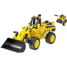 Load image into Gallery viewer, Construction Trucks Interlocking Building Blocks (Front Loader) 6-16