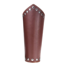 Load image into Gallery viewer, 1pc Cosplay Prop Artificial Leather Wide Men's Arm Armor Steam Punk Wrist Guard