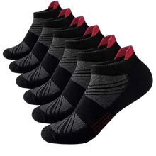 Load image into Gallery viewer, No Show Athletic Running Socks Sports Comfort Cushioned Low Cut Tab Socks L/XL