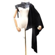 Load image into Gallery viewer, Medieval Black Cape Armor Party Dress Costume And Accessories