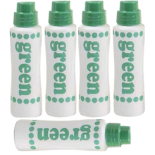 Load image into Gallery viewer, 5 Bingo Dabbers easy flow & vibrant Green Ink hours of bingo playing fun 2.5 oz