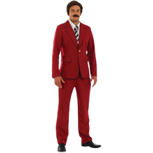 Load image into Gallery viewer, News Anchor Costume Newsreader Suit Men, Anchor Man Costume, Medium