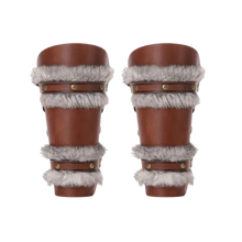 Load image into Gallery viewer, 8 piece Medieval Knight Brown Accessories Set