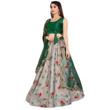 Load image into Gallery viewer, Lehenga Choli Stitch Lehenga Choli Gagara Readymade Lehenga Choli - 539 Green