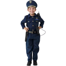 Load image into Gallery viewer, Police Costume Kids Police Officer Costume Cop Uniform Set With Accessories 4T