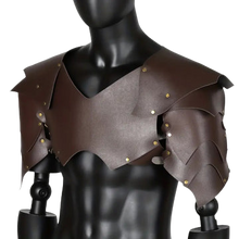 Load image into Gallery viewer, Medieval Battle Knight Bib Shoulder Protector Renaissance Cosplay