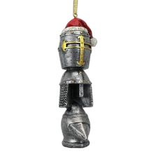 Load image into Gallery viewer, Medieval Helms Totem Holiday Ornament 1½"Wx2"Dx5"H