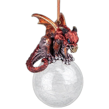 Load image into Gallery viewer, Dragon Pensive Percher 2018 Holiday Collectible Ornament QS293582
