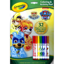 Load image into Gallery viewer, Crayola Paw Patrol Coloring & Activity Pad, 32 Pages & 7 Markers