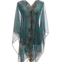 Load image into Gallery viewer, Lightweight Chiffon Shawl Thin Breathable Sunscreen Silky Smock Women's Green