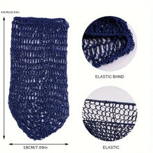 Load image into Gallery viewer, Crochet Hair Net Snood Bun Keeper – Breathable Mesh Hairnet Sleep Cap for Women