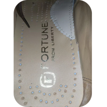 Load image into Gallery viewer, Fortune From Liberty Mens Brown Beige Leather Wingtip Oxford Dress Shoes US 7.5