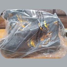 Load image into Gallery viewer, Dragon Pattern Canvas Shoes Comfy Non-Slip Breathable Sneakers Unisex 8.5 Black