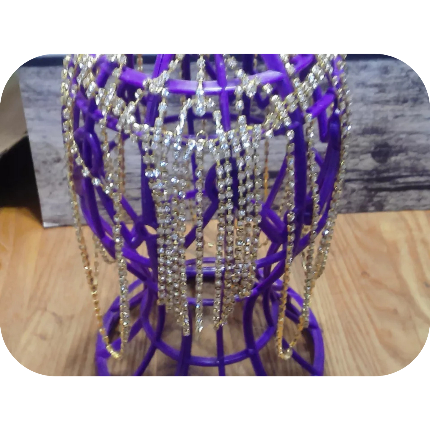 Tassel Rhinestone Cap Headpiece Flapper Crystal Head Chain Jewelry