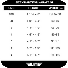 Load image into Gallery viewer, Karate Kihon Kata & Kumite Student Uniform Gi Preshrunk Fabric Free Belt 3 Black