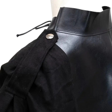 Load image into Gallery viewer, Medieval Black Cape Armor Party Dress Costume And Accessories