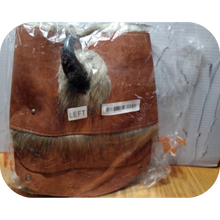 Load image into Gallery viewer, PU Leather Shoulder Amour Medieval Viking Cosplay Costume Brown Left