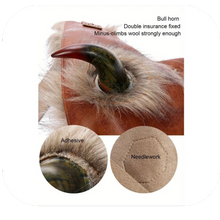 Load image into Gallery viewer, PU Leather Shoulder Amour Medieval Viking Cosplay Costume Brown Left