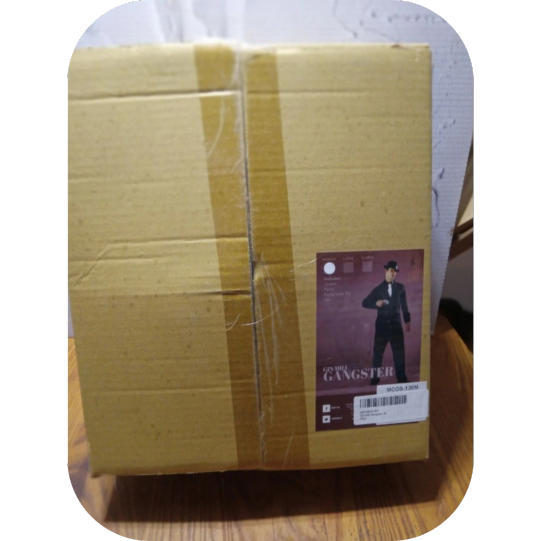 Gangster Halloween Costume for Men | Criminal Cosplay & Dress Up, M Black