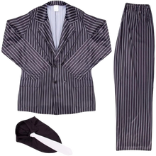 Load image into Gallery viewer, Gangster Halloween Costume for Men | Criminal Cosplay & Dress Up, M Black
