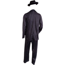 Load image into Gallery viewer, Gangster Halloween Costume for Men | Criminal Cosplay & Dress Up, M Black