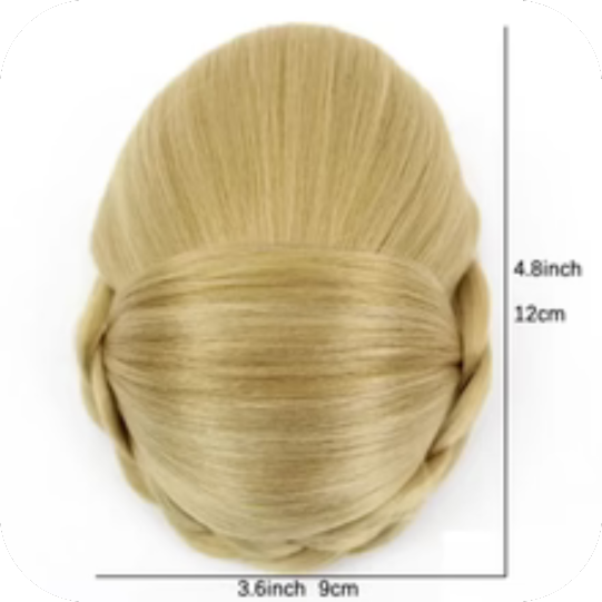 Synthetic Braided Hair Bun Hair Piece Updo Chignon Hairpiece Hair Accessories