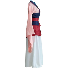 Load image into Gallery viewer, Princess Mulan Costume Dress Chinese Heroine Party Ball Gown (S, Pink)