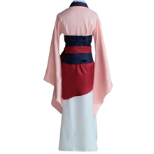 Load image into Gallery viewer, Princess Mulan Costume Dress Chinese Heroine Party Ball Gown (S, Pink)