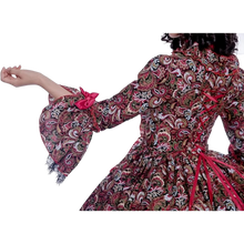 Load image into Gallery viewer, Colonial Georgian Victorian Dress Gothic Period Ball Gown Reenactment XL Red