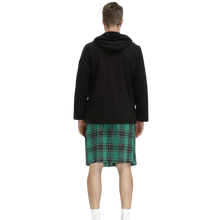 Load image into Gallery viewer, Plaid Pleated Skirt Scottish Short Skirt Traditional Kilt Green / XL(36)