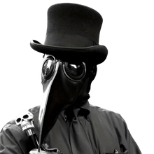 Load image into Gallery viewer, Steampunk Plague Doctor Mask PU Leather Halloween Costume Accessory for Parties