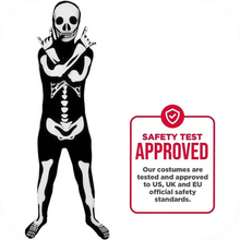 Load image into Gallery viewer, Morph Glow In The Dark Skeleton Costume For Kids Unisex Halloween Costume Large
