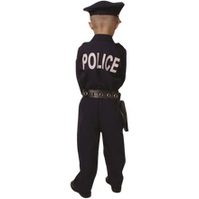 Load image into Gallery viewer, Police Costume Kids Police Officer Costume Cop Uniform Set With Accessories 4T