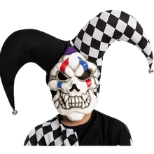 Load image into Gallery viewer, Halloween Evil Jester Clown Kids Costume with Mask Scary Clown Costume L 10-12