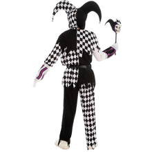 Load image into Gallery viewer, Halloween Evil Jester Clown Kids Costume with Mask Scary Clown Costume L 10-12