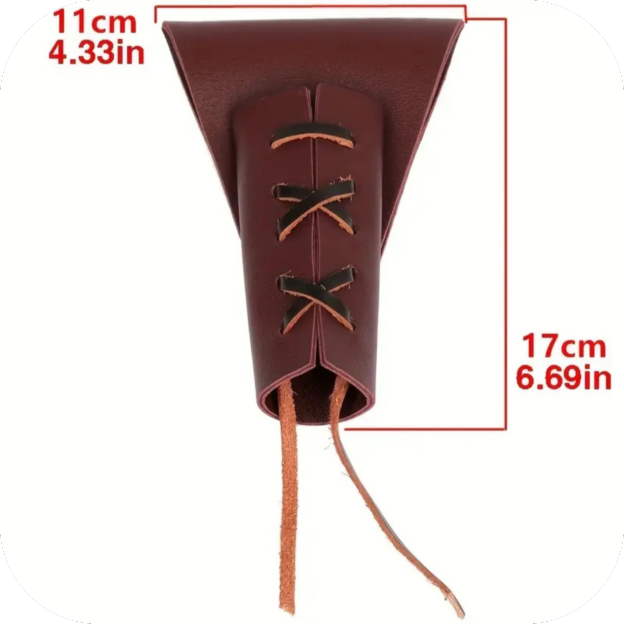 Scabbard Only Medieval Vegan Leather Sword Viking Combat Knight Knife Scabbard