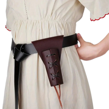 Load image into Gallery viewer, Scabbard Only Medieval Vegan Leather Sword Viking Combat Knight Knife Scabbard