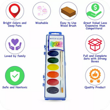 Load image into Gallery viewer, 3D Puzzle Kids Clock DIY Mechanical Wooden Puzzle + Bonus Paint