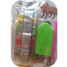 Load image into Gallery viewer, 23pcs DIY Rhinestone Painting Stickers Handcraft Stickers Christmas Puppy Round