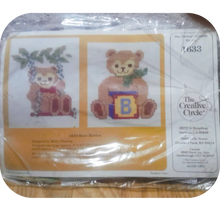 Load image into Gallery viewer, NEW The Creative Circle Bear Babies Embroidery Cross Stitch Kit #1633