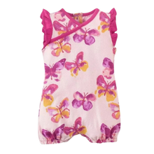 Load image into Gallery viewer, Burt's Bees Baby 2pk Butterflies Awaken Bubble Set Cranberry Red 3-6 Months