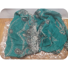 Load image into Gallery viewer, Lightweight Chiffon Shawl Thin Breathable Sunscreen Silky Smock Women's Green