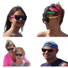 Load image into Gallery viewer, Neon Sunglasses Bulk Pack 48 Green Pink Yellow Orange Sunglasses UV 400