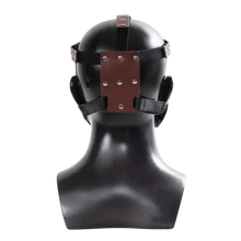 Load image into Gallery viewer, Colosseum Leather Mask Medieval Warrior Cosplay Roman Egyptian Soldier Helmet