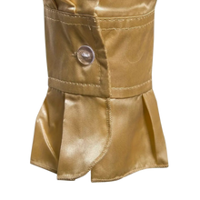 Load image into Gallery viewer, Stand-up Collar Men's Long Sleeve Shirt Cosplay Victorian Clothing Lg 40 Gold