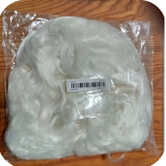 Costume Wig Royal Court Hat Wig, Role Playing 18" Wig, Pure White Cosplay Wig